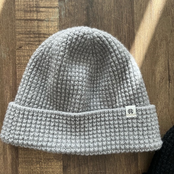 2 Waffle Knit Beanies NWOT - Picture 3 of 12